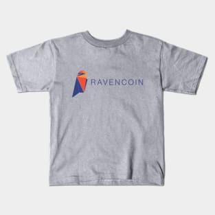 Ravencoin Logo RVN CryptoCurrency Classic Design Hodl Kids T-Shirt